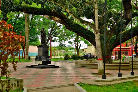 Juan Mogollón Solórzano Plaza Bolívar (Papelón - Portuguesa) Fotografía Digital 30 x 45 cms. 2012